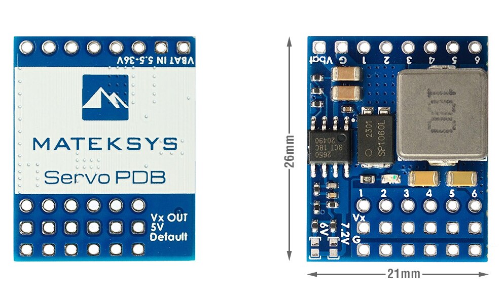 MATEK Mateksys SERVO PDB W/ BEC 5.5-36V TO 5-8.2V