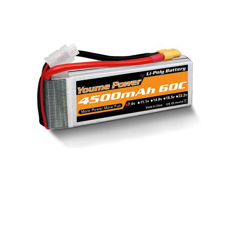 Youme Power Batería Lipo 2S De 5200 MAh, 2 Paquetes De 7.4 V RC Lipo Bateria 50c Deans T Plug Estuche Rigido Para 18 110 Rc Coche Camiones Vehiculos Youme Power Batería Lipo 2S De 5200 MAh, 2 Paquetes De 7.4 V RC Lipo Bateria 50c Deans T Plug Estuche Rigido Para 18 110 Rc Coche Camiones Vehiculos