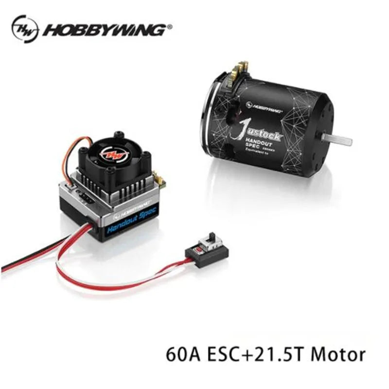 HOBBYWING XERUN XR10 Justock G3, Kobbyming 60A ESC+21.5T Motor ustock Mand