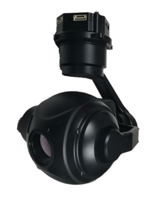 TOPOTEK SIP640G13 Thermal Camera Gimbal - 13mm 640x512 Thermal Imaging Camera 3-Axis PTZ Gimbal With IP output for UAV Drone