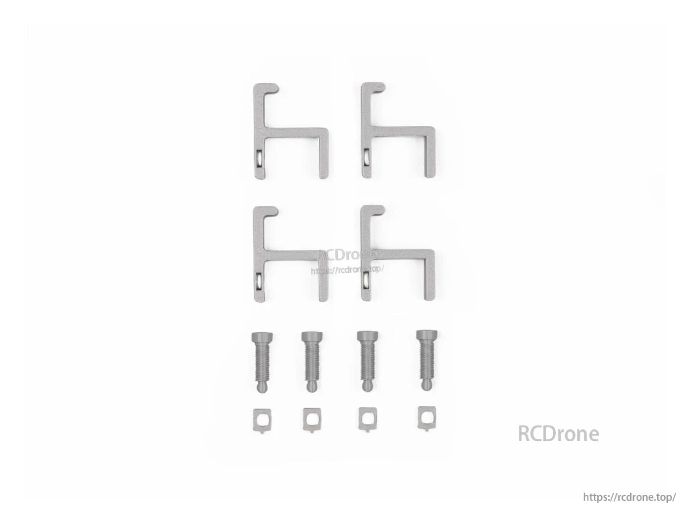 SO-ARM100 AI Arm 3D printed PLA+ parts in grey, 13% infill, including leader, follower, and clamps for drone applications.