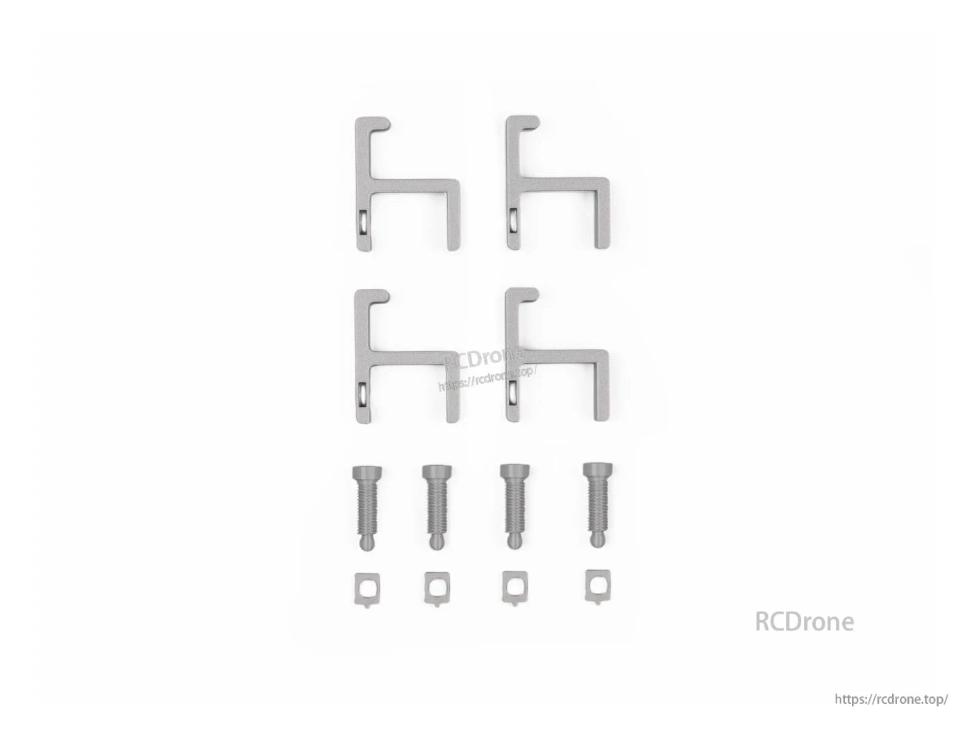 SO-ARM101 AI Arm 3D printed PLA+ kit includes clamps, screws, and washers for LeRobot assembly.
