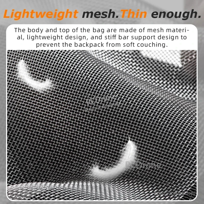 STARTRC Drone Air Delivery Bag, Lightweight mesh bag with stiff bar support for drone transport.