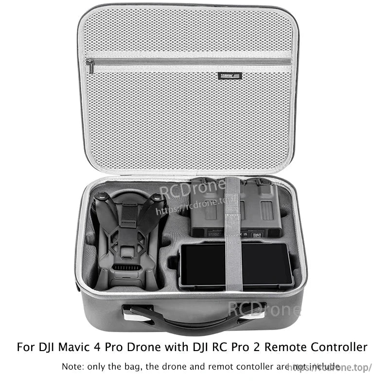 STARTRC Portable Shoulder Bag, STARTRC portable shoulder bag designed to protect DJI Mavic 4 Pro & RC Pro 2 with storage for drones, controllers, and accessories.