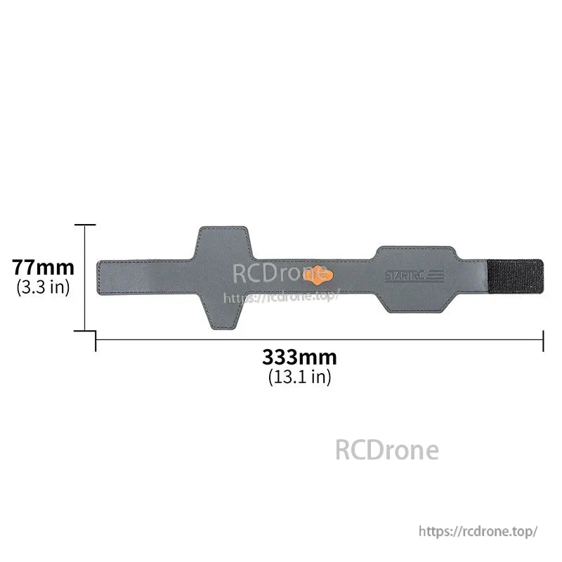 STARTRC Propeller Holder, Gray propeller holder for DJI Air 3S, measuring 333×77mm, weighs 11.7g—durable, lightweight accessory for secure propeller storage and transport.