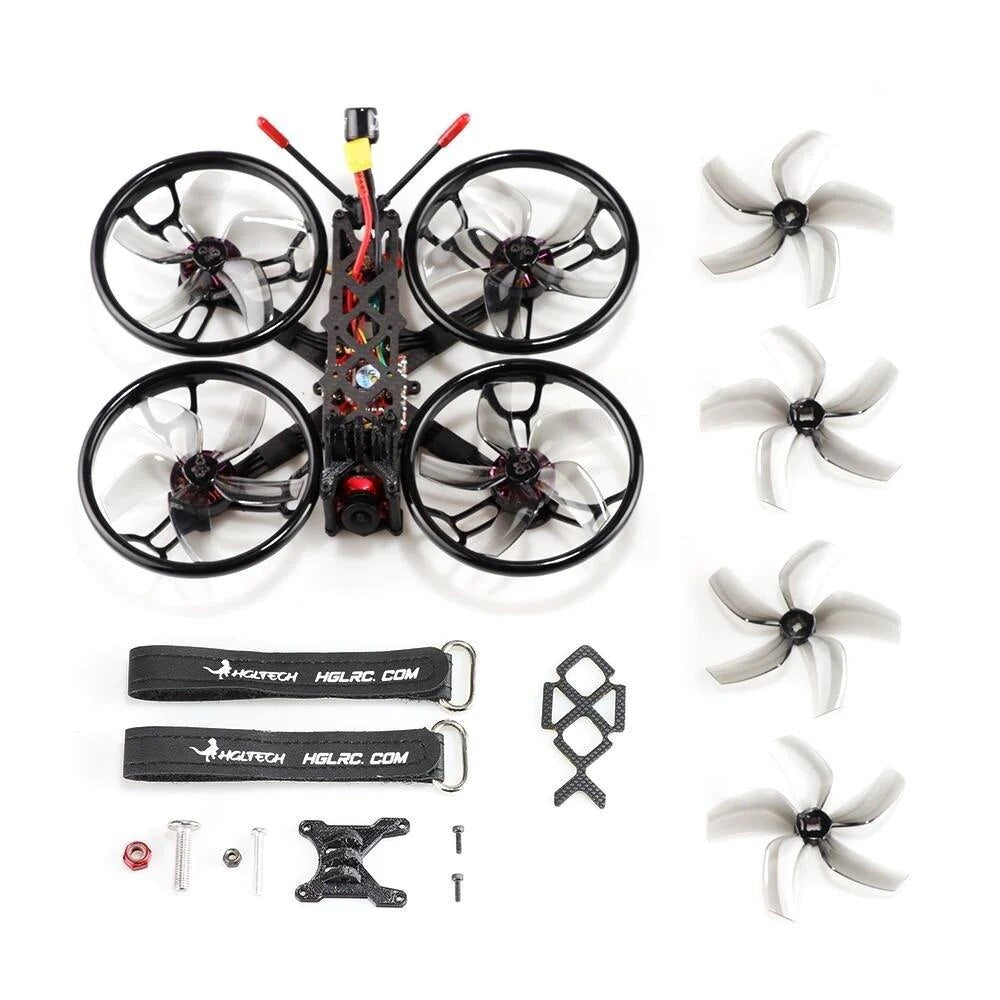 HGLRC Sector30CR - 3'' FPV Freestyle / Cinewhoop Sector150 Upgraded - Analog Version For RC FPV Quadcopter Freestyle Drone