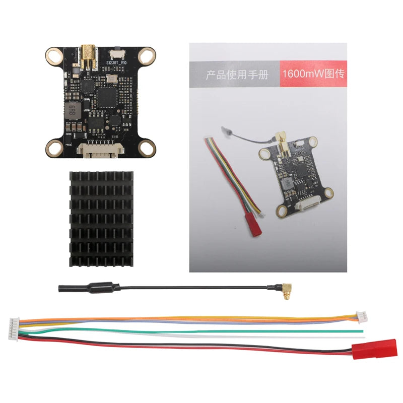 RXCRC 5.8GHz 1W/1.6W/2W FPV VTX - Wireless Image Video Transmitter 5.8G 48CH 1000/1600/2000mW 2-6S For Long Range RC Airplane FPV Drone