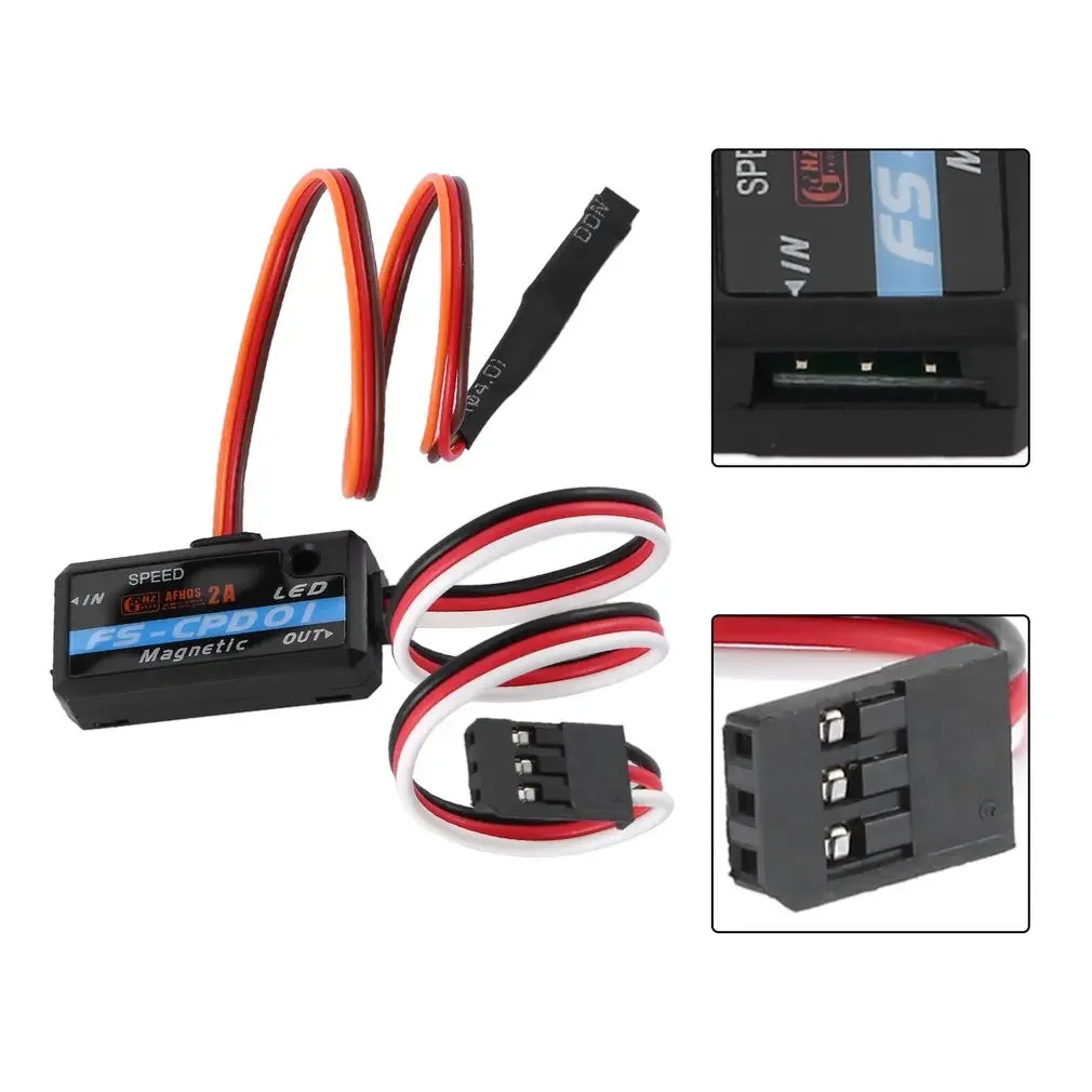FLYSKY FS-CPD01 Speed Sensor - (Magnetic Induction) Speed RPM Telemetry Magnetic Module for IA6B IA10B RC Car Boat Aircraft