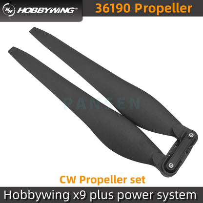 Hobbywing 36190 Folding Propeller - Large Drone Propellers 36inch CW CCW X9 Plus Motor with Propeller Agricultural Sprayer Machine - RCDrone