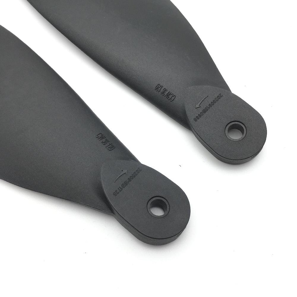 Original Hobbywing 36120 36190 Compound Material Aviation FOC Folding Propeller Blade CW CCW Propeller for X9 Plus X9 Max Motor - RCDrone