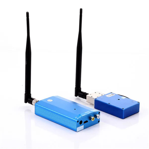 1.3G 4CH 5W VTX/VRX - 1.3Ghz 5000mw Wireless AV Sender Transmitter Receiver Set Audio Video Transceiver Kit