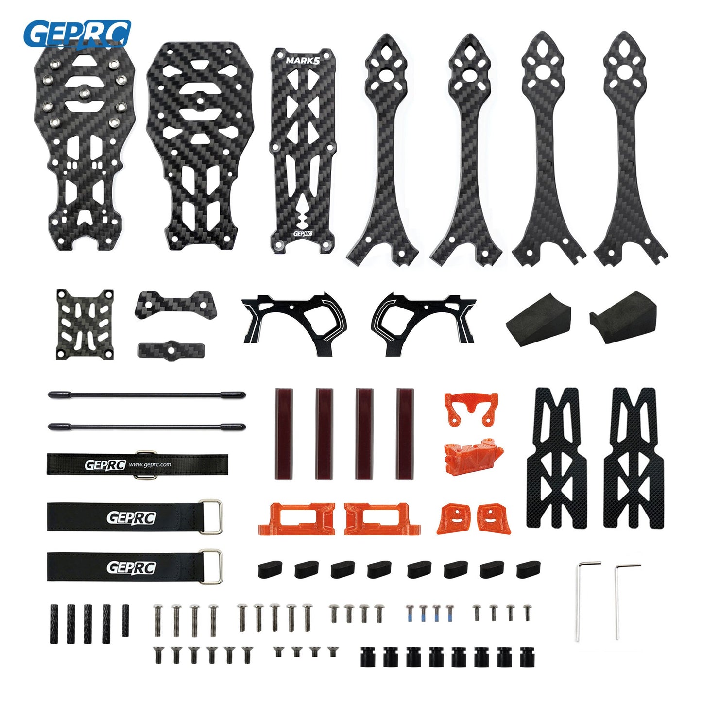 GEP-MK5 O3 Frame X Version Frame Parts Propeller Accessory - Base Quadcopter Frame FPV Freestyle RC Racing Drone Mark5