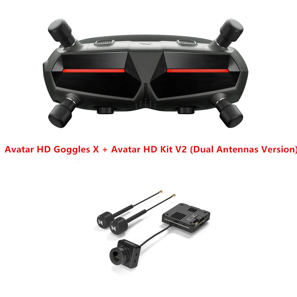 Goggles X + Avatar HD Kit V2 (Dual Antenn