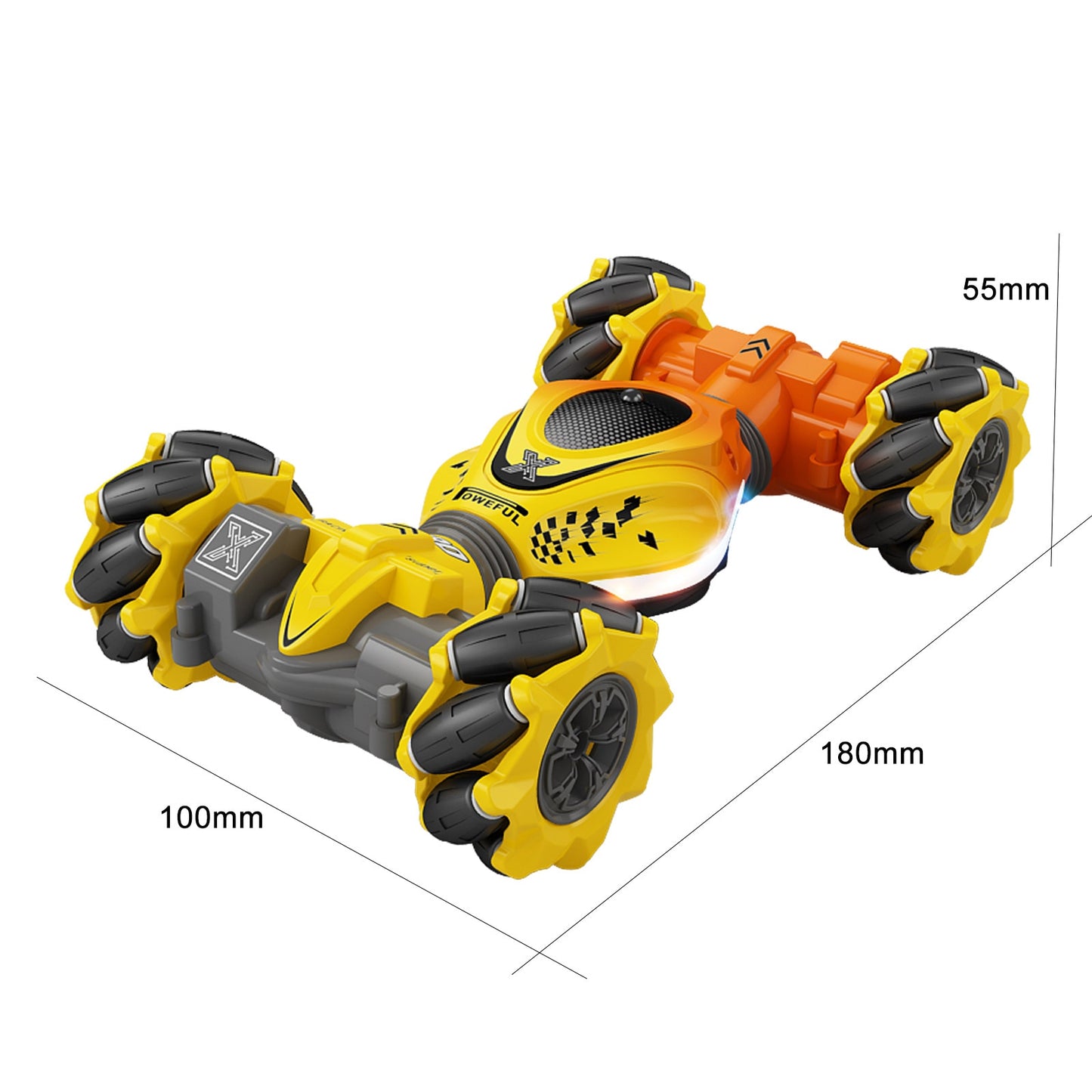 4WD RC Car Toy 2.4G Radio Remote Control Cars - RC Watch Gesture Sensor Rotation Twist Stunt Drift Vehicle Toy for CHildren Kids