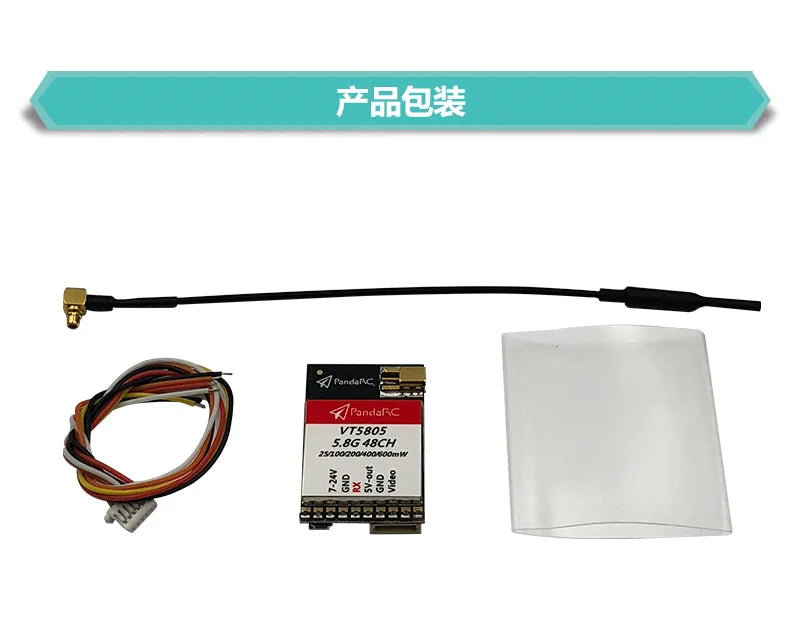 PandaRC VT5801 V2 VT5805 VTX, randarc 4 Pandal€ VT5805 5.86 48CH CAdaa