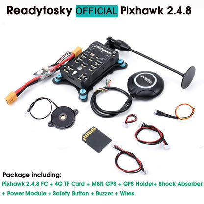 Package includes: Pixhawk 2.4.8 FC + 4G TF Card MBN GPS GPS