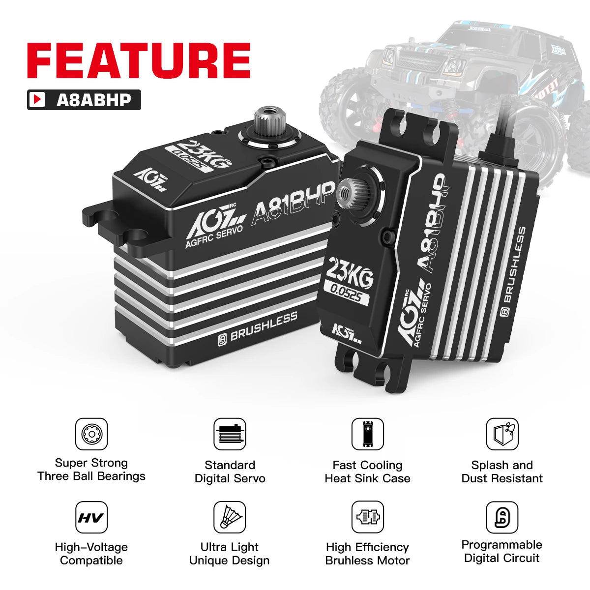 AGFRC A81BHP, A8ABHP N @ Super Strong Standard Fast Cooling Splash and Three Ball Bearings