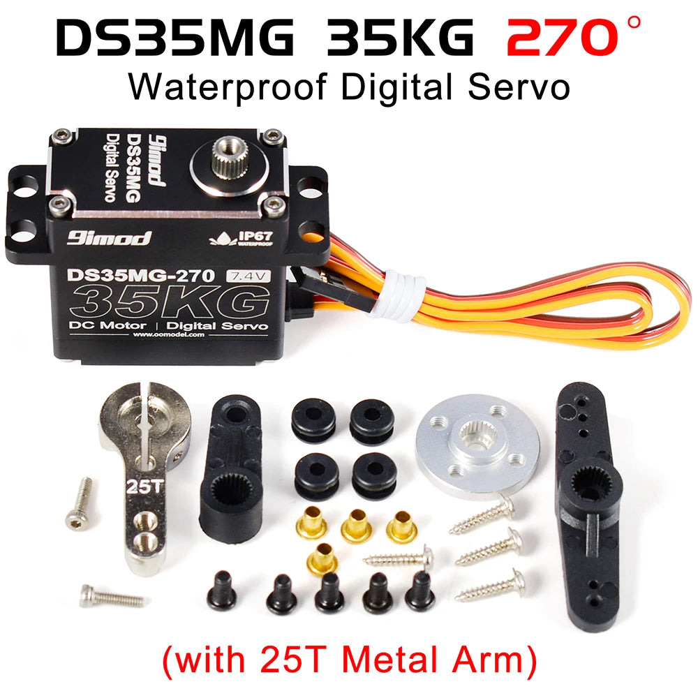 9imod DS35MG, DSBSMG 35KG 270 Waterproof Digital Servo Ijz Siou