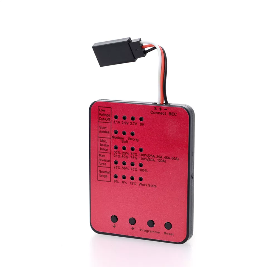 Surpass Hobby KK 120A / 150A Waterproof Brushless ESC for 1/8 RC Car, 3-6S LiPo, XT60/T Plug