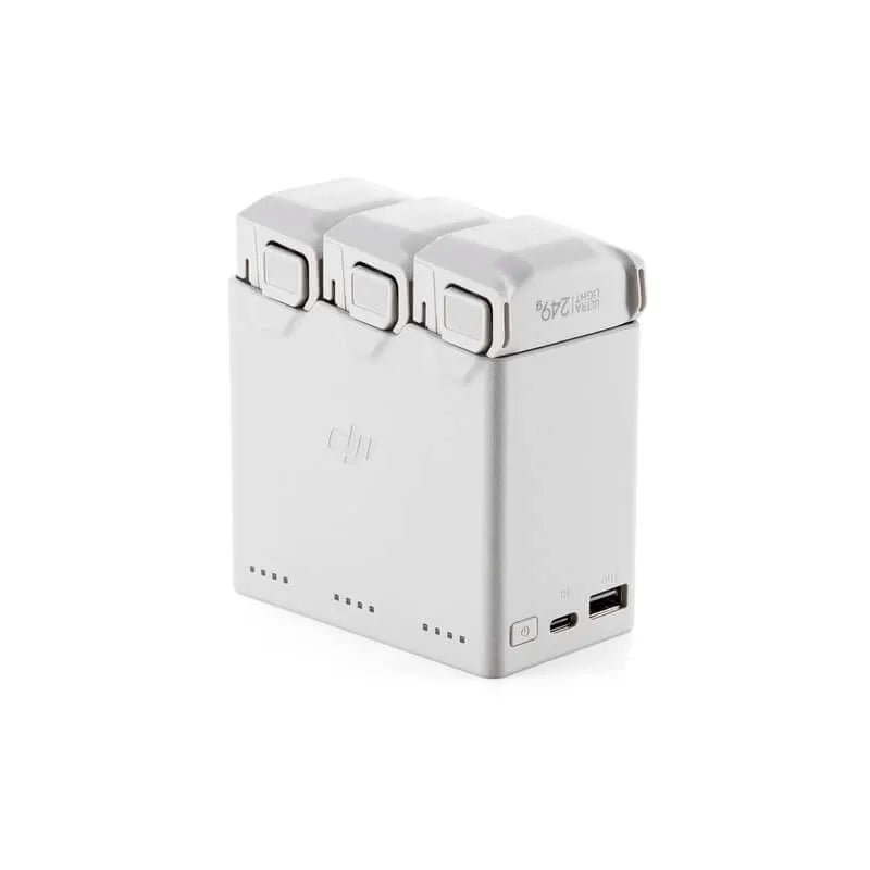 Hub di ricarica rapida portatile a 2 vie per batterie Mini 3/mini 4 Pro Drone, include funzione di controllo del livello della batteria Hub di ricarica rapida portatile a 2 vie per batterie Mini 3/mini 4 Pro Drone, include funzione di controllo del livello della batteria