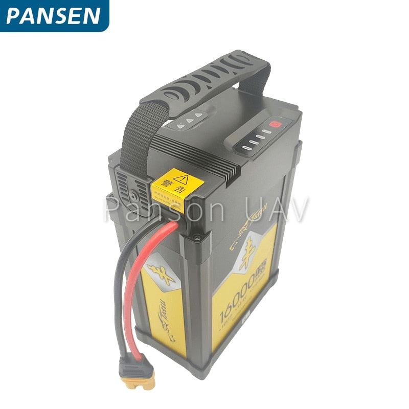 TATTU 44.4V 16000mAh 15C 12S 710.4 Wh Lithium-Polymère Rechargeable Batterie lipo batterie pour EFT BRICOLAGE RC Drone AÉRONEF S Agriculture Drone Battery - RCDrone