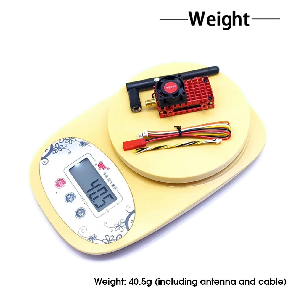 RXCRC EWRF 5.8G 2W 48CH VTX, Smone: 40.5g (including antenna and cable)