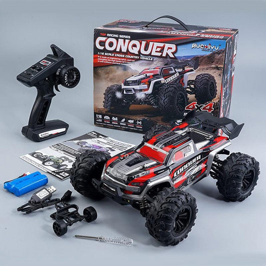2023 New 1:16 Scale Large RC Cars - 50km/h High Speed RC Cars Toys for Boys Remote Control Car 2.4G 4WD Off Road Monster Truck