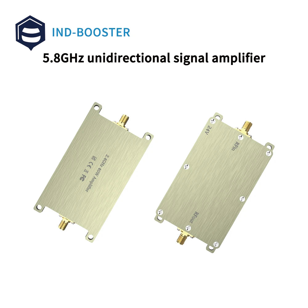 IND-BOOSTER 5.8GHz unidirectional signal amplifier 4 3 6 1 8
