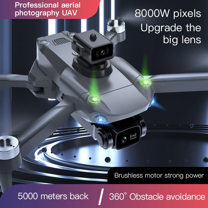 S11 Pro Drone, Professional aerial photography UAV 800OW pixels Upgrade the big lens Brushless