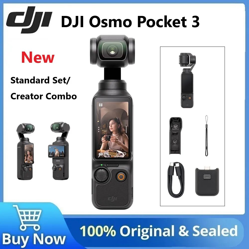 DJI Osmo Pocket 3 - Cámara Vlogging con 1'' CMOS y vídeo 4K/120fps Seg –  RCDrone