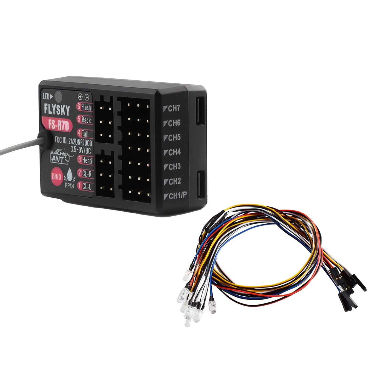 Lede FLYSKY Flash CH7 Back CH6 FCCID: Tail CH5