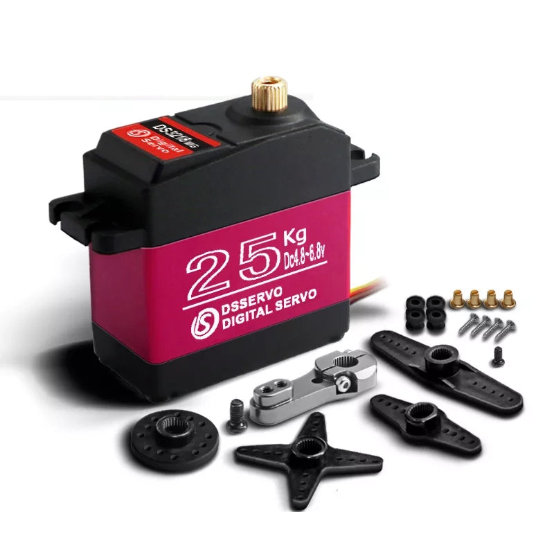 For DS3225MG Aggiornamento Servo RC 25KG Servo Digitale Full Metal