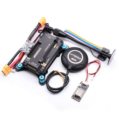APM2.8 APM 2.8 flight controller Ardupilot +M8N GPS built-in compass +gps stand+shock absorber for RC Quadcopter Multicopter