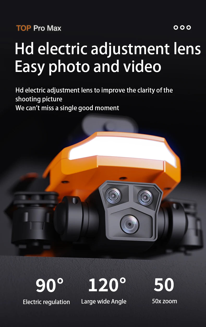 P18 Drone, TOP Pro Max 00 Hd electric adjustment lens to improve the clarity of the shooting picture