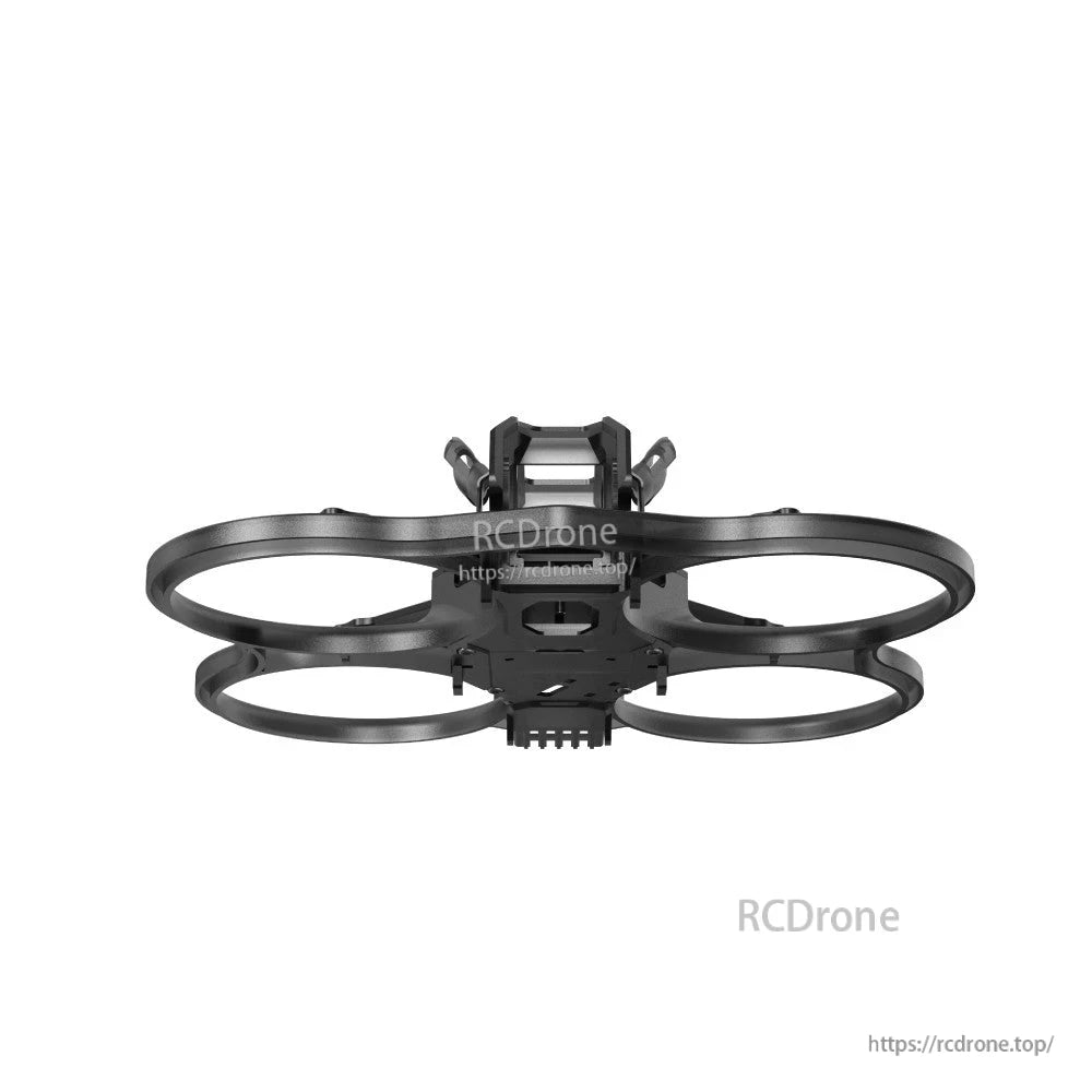 SpeedyBee Bee25 120mm 2.5-inch ducted FPV drone frame in black with four prop guards and center mounting plate