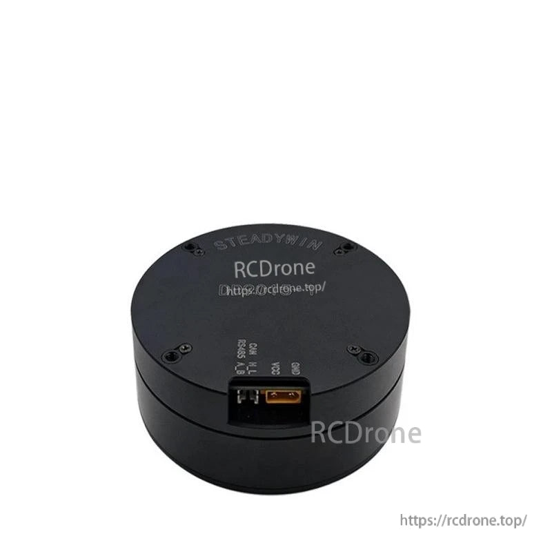 SteadyWin DD9015 Robot Motor, SteadyWin DD9015 motor: 24V/36V, RS485/CAN, 5.17 Nm peak torque, compact black design.