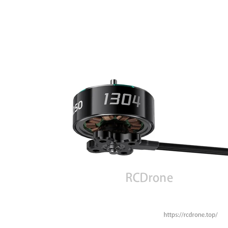 Sub250 1304 5700KV–6300KV 2–4S Brushless Motor, Sub250 1304 brushless motor for micro FPV racing drone, 5700KV-6300KV, compatible with 2-4S batteries.