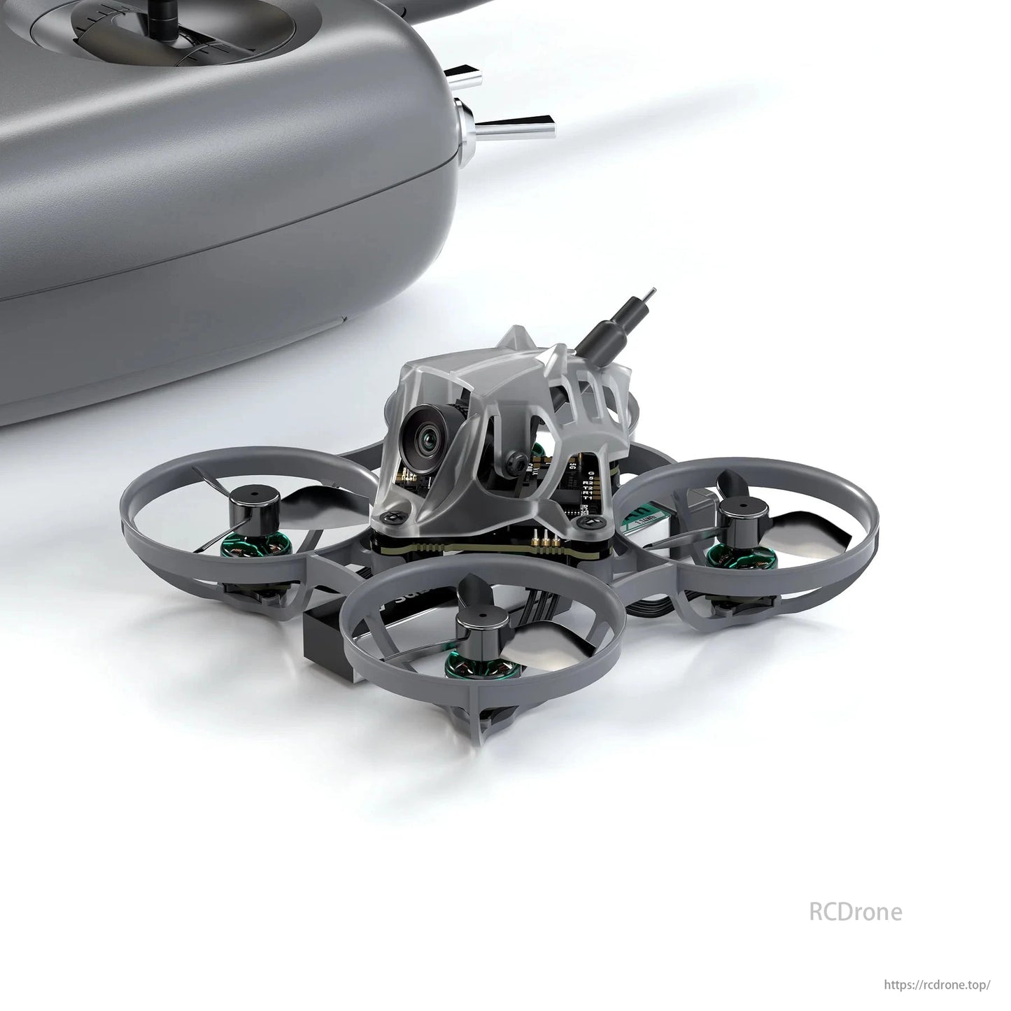 Sub250 Nimble65 1S Analog RTF Combo features ELRS, DVR FPV Goggles, and Turtle Mode for enhanced drone flying and recording.