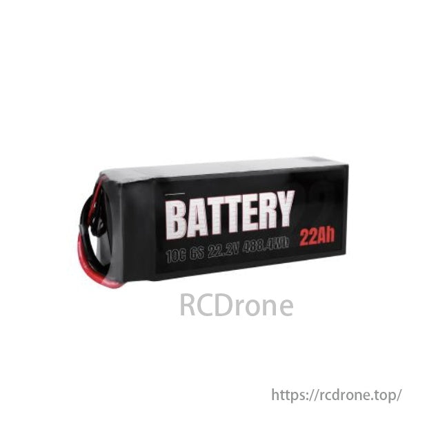 Battery specs: 10C GS, 22.2V, 488.4Wh, 22Ah capacity.