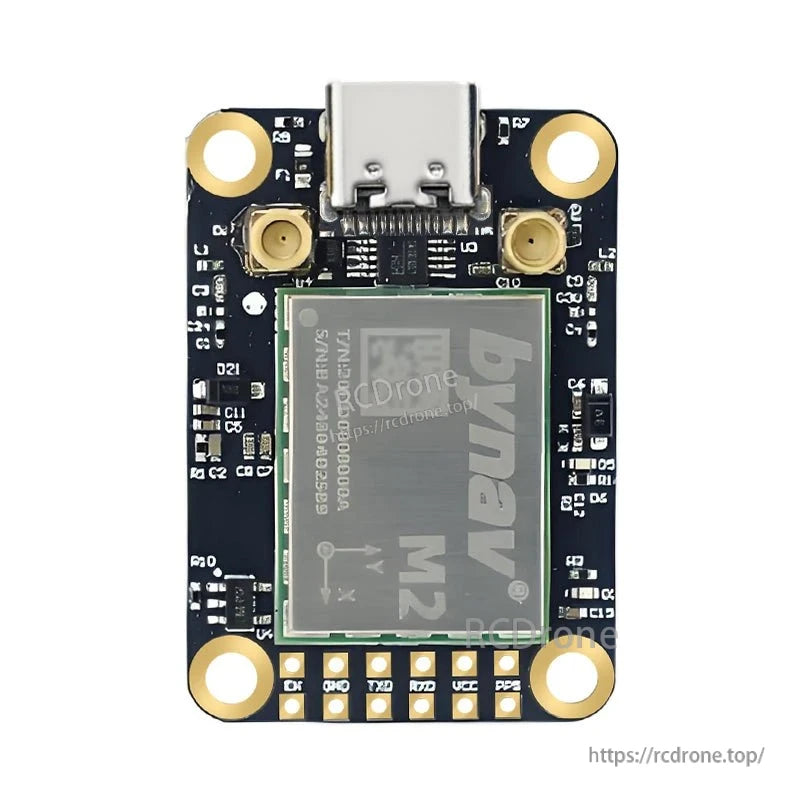 WitMotion UM982 RTK GNSS module board with USB-C port and dual antenna connectors