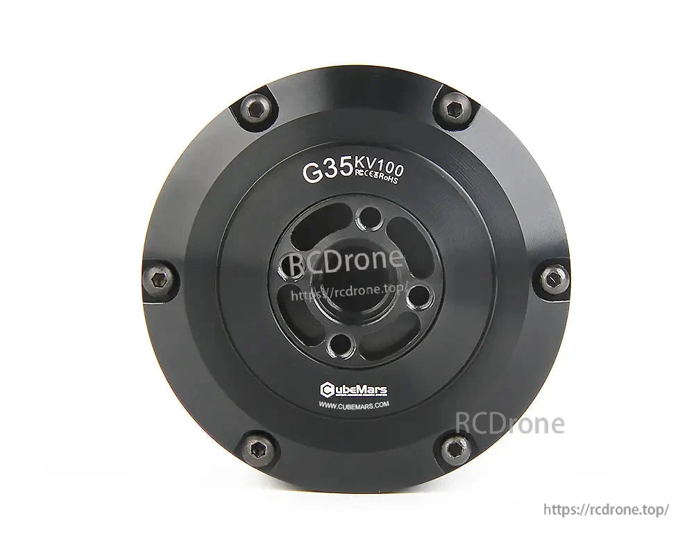 CubeMars G35 KV100 Gimbal Motor, CubeMars G35 KV100 gimbal motor: 16V, 0.46Nm torque, 90g, large hollow shaft, low cogging, speed & position control.