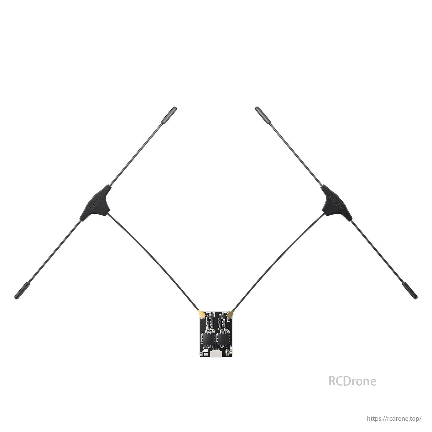 GEPRC ELRS DUAL 915M / 868M Receiver, GEPRC ELRS dual-band receiver for FPV drones, featuring true diversity, 50mW power, TCXO, and 200Hz refresh rate.