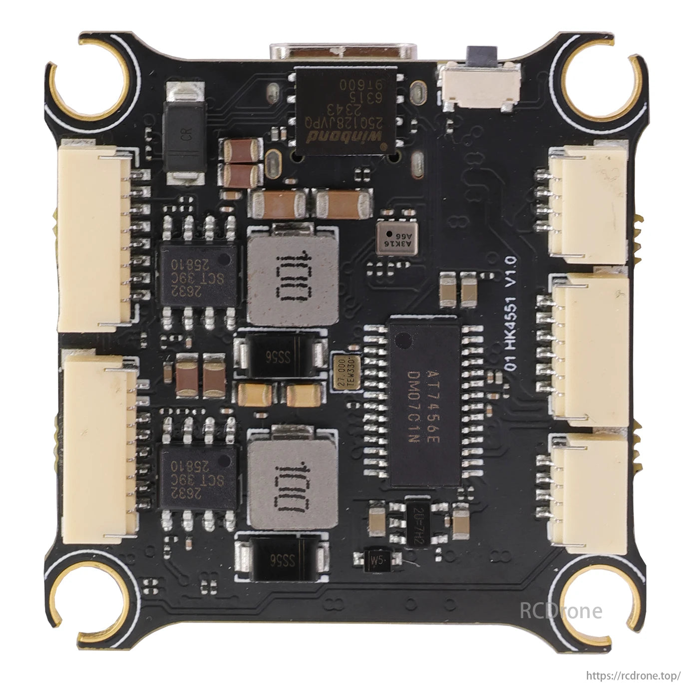 HAKRC F4551 STM32F405 Flight Controller – 30.5x30.5mm, 2-8S, ICM42688, OSD, Dual BEC