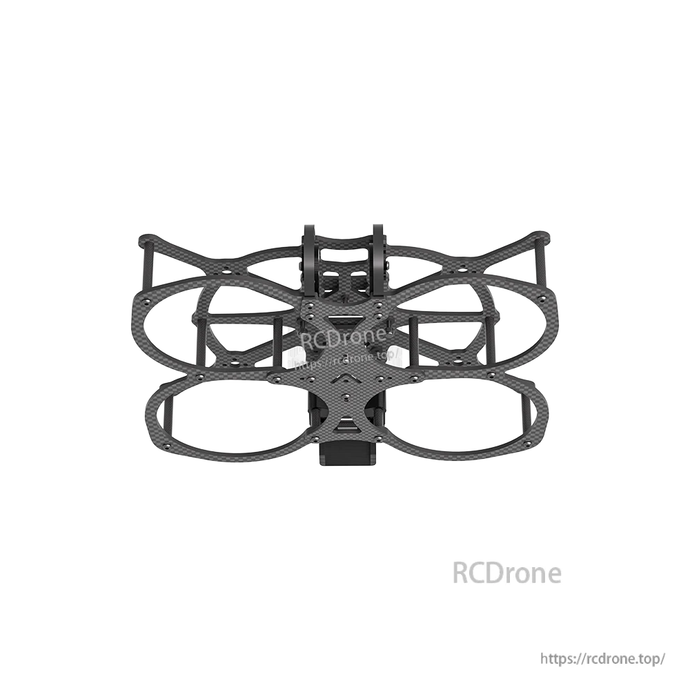 iFlight AOS Cine25 V5 FPV Frame, iFlight AOS Cine25 V5 FPV cinewhoop frame with carbon fiber plates, prop guard ducts, and front camera mount