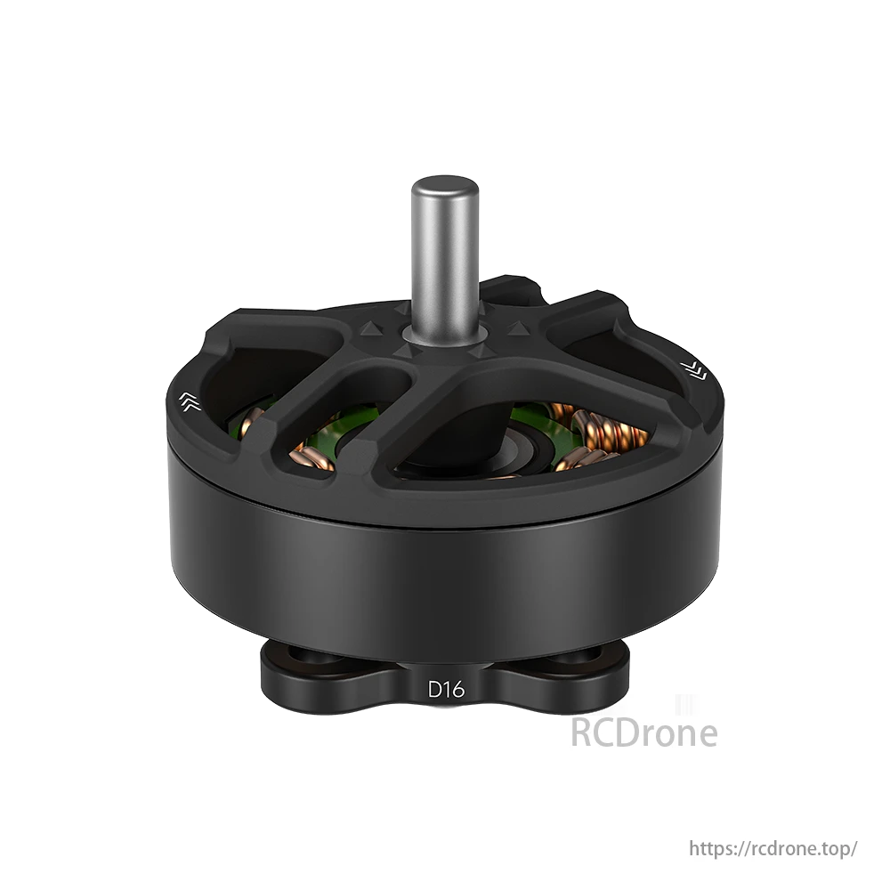 iFlight Defender 16 motor, labeled D16, is designed for ultralight 1.6-inch FPV drones.