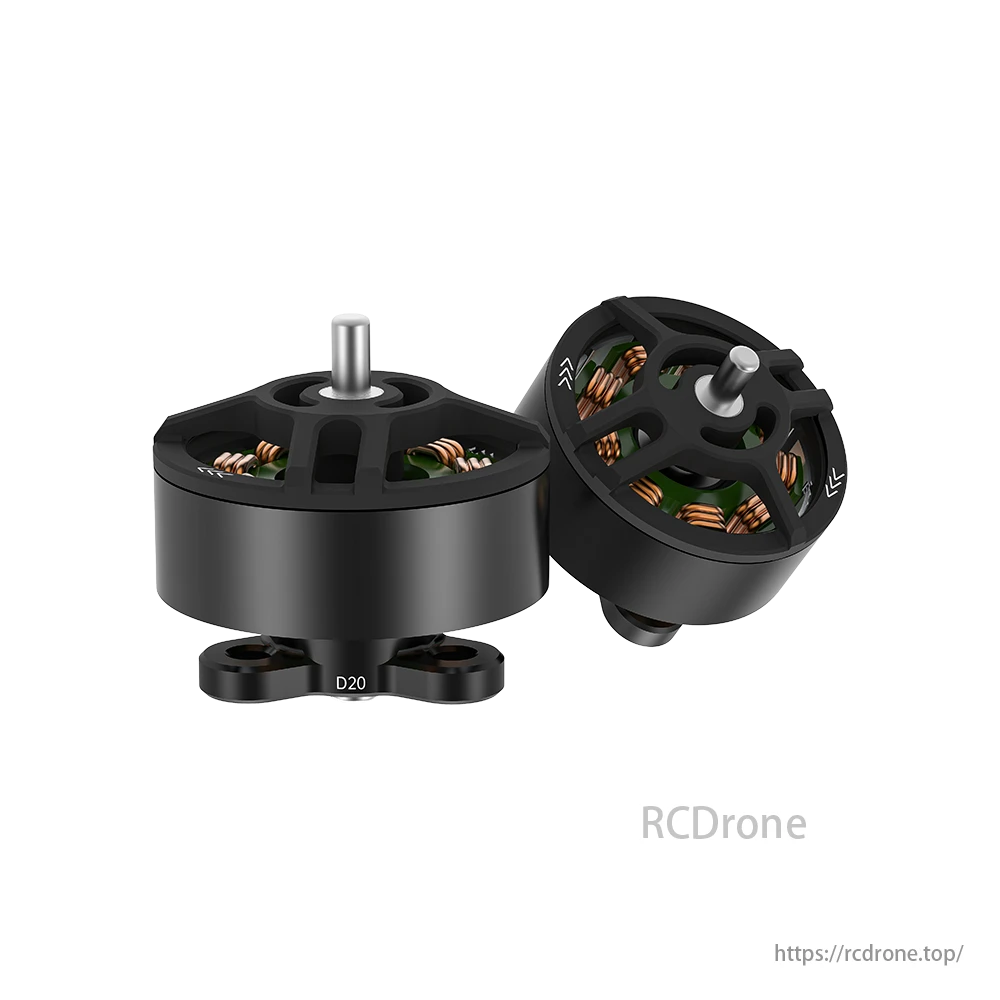 iFlight Defender 20 1204 6200KV Micro FPV Motor, iFlight Defender 20 micro FPV motor, 1204 6200KV, for 2-inch Sub250 drones, black.