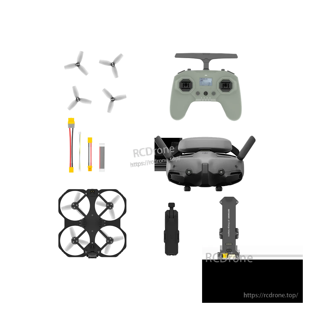 iFlight Defender 25 4S HD FPV, iFlight Defender 25 HD FPV drone kit with controller, FPV goggles, cinewhoop quad, spare props and cables