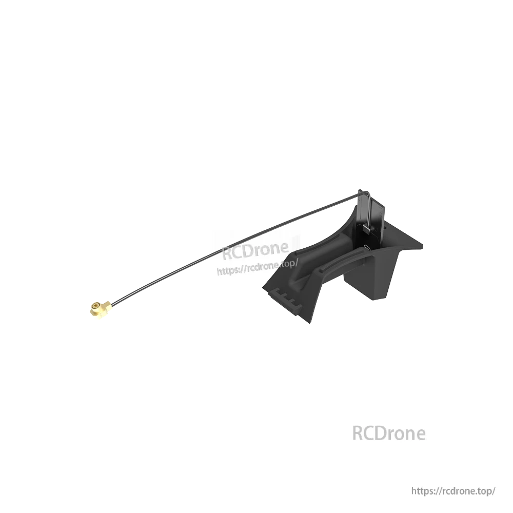 iFlight Defender 25 5.8GHz VTX antenna with black plastic mount and coax lead with small gold connector