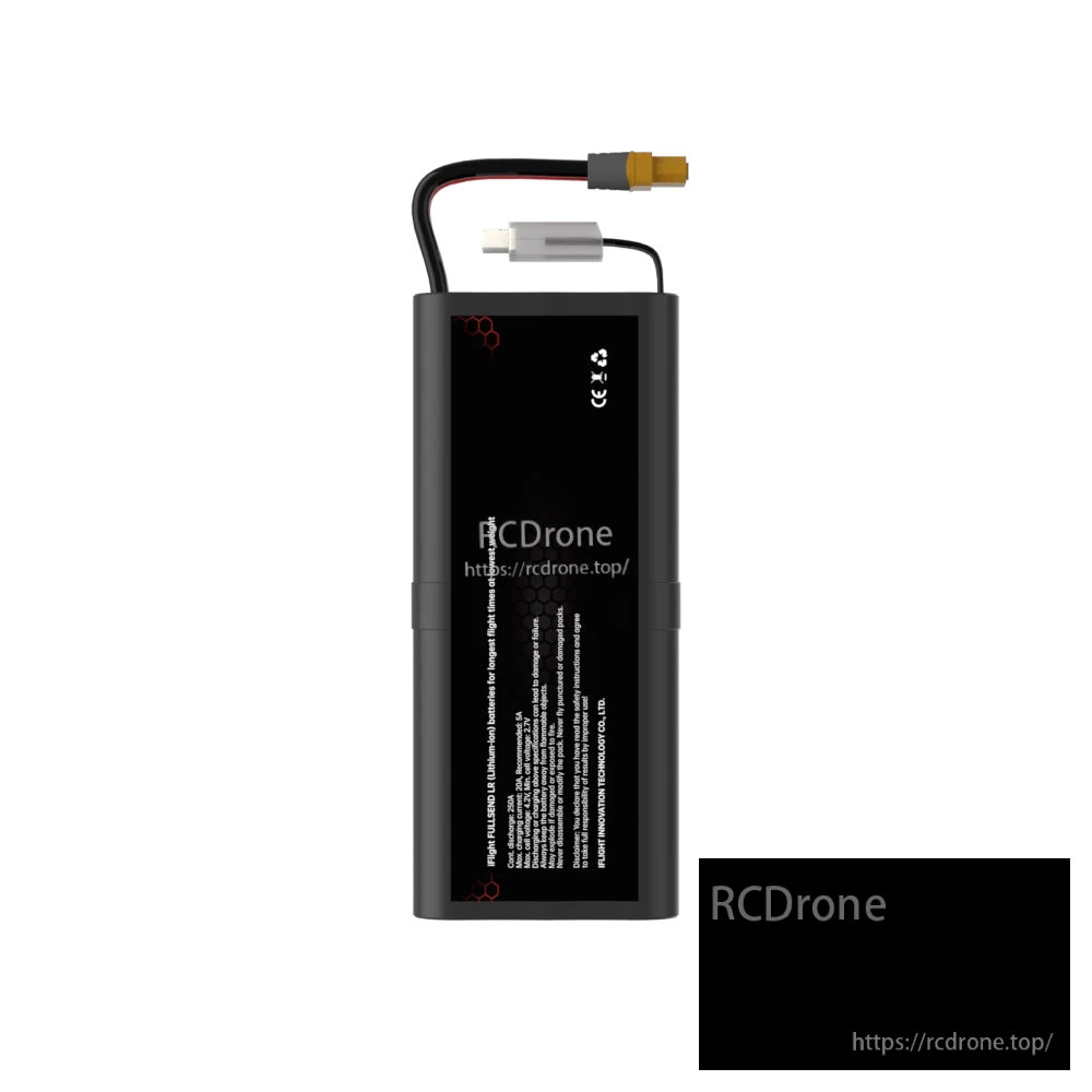 iFlight Fullsend 6S 10000mAh Li-Ion Battery, iFlight Fullsend 6S 10000mAh Li-ion drone battery pack with XT60 connector and balance lead