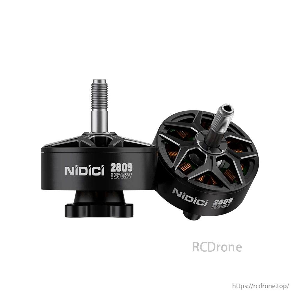 iFlight NIDICI 2809 1250KV Brushless Motor, iFlight NIDICI 2809 1250KV motor for 6S FPV drones, offering robust design and high performance for freestyle and long-range use.